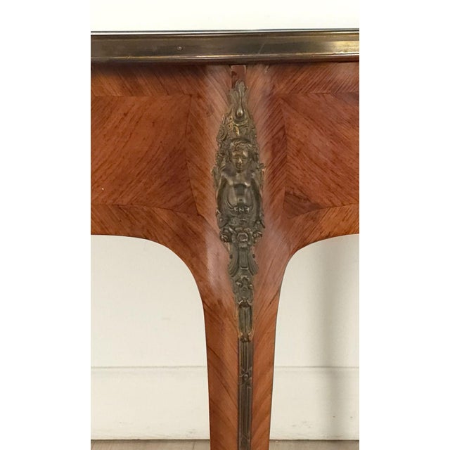 Brown French Kidney-Shaped Desk, Circa 1880 For Sale - Image 8 of 12
