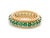 Natural 2.31 cts Zambian emerald ring in 14k gold For Sale - Image 10 of 18