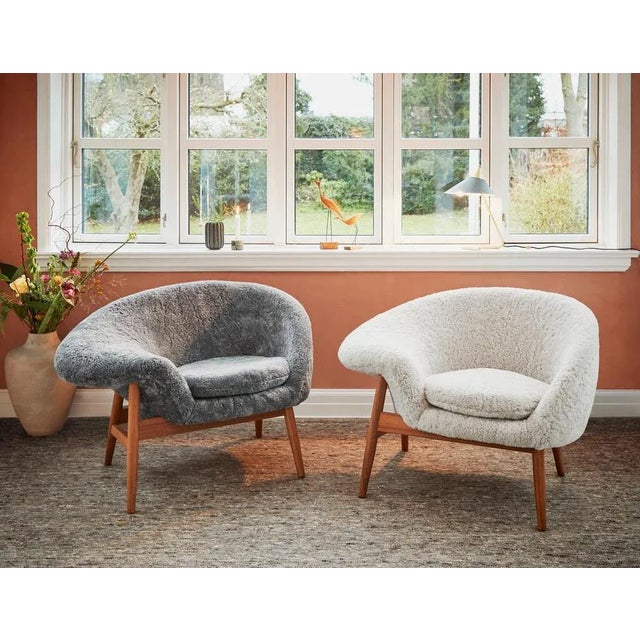 Not Yet Made - Made To Order Fried Egg Left Lounge Chair in Pale Rose by Warm Nordic For Sale - Image 5 of 13