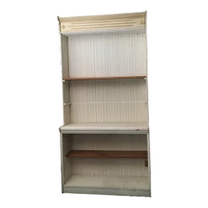 Late 19th Century Oak General Store Painted Shelf