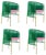 Green Caribe Dining Chair by Sebastian Herkner, Set of 4 For Sale