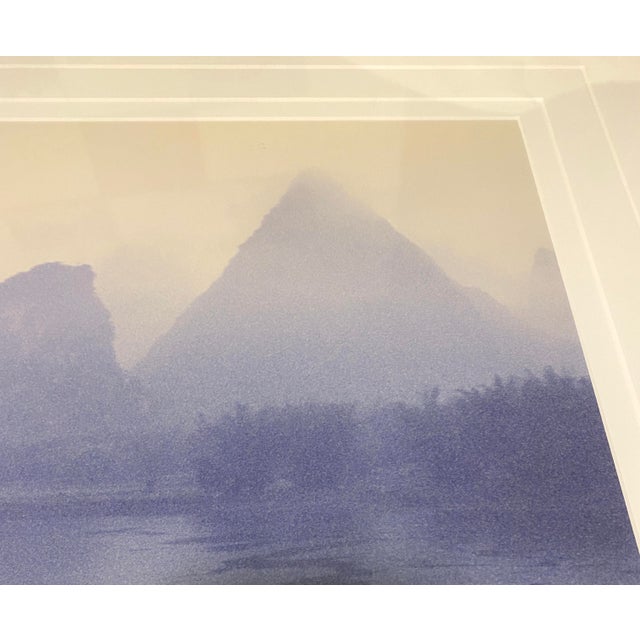 Late 20th Century Late 20th Century Large 32" Keith 'Guo Ji' Liang Photograph "Fishing at Night" Signed Limited Edition 7/200 Chinese Photography For Sale - Image 5 of 10
