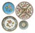 Contemporary Famille Rose Bone China Charger Plates – Chinoiserie Floral (Set of 4) For Sale