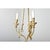 French 19th Century Gilt Bronze and Ceramic Chandelier For Sale - Image 10 of 13