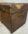 Wood Large Old Travel Trunk Chest Coffee Table, 1900s For Sale - Image 7 of 18