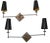 Mid-Century Modern French Mid-Century Modern Metal & Brass Swing Arm Sconces, Wall Lights - Pair For Sale - Image 3 of 13