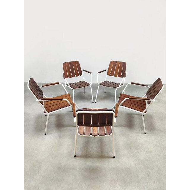 Vintage Danish Stacking Garden Set, 1960s, Set of 6 For Sale - Image 4 of 7