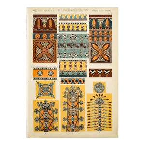 1856 Nineveh and Persia Decorator Prints #1 - the Grammar of Ornament by Owen Jones
