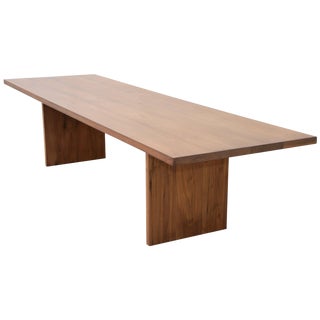 Custom Walnut Dining Table For Sale