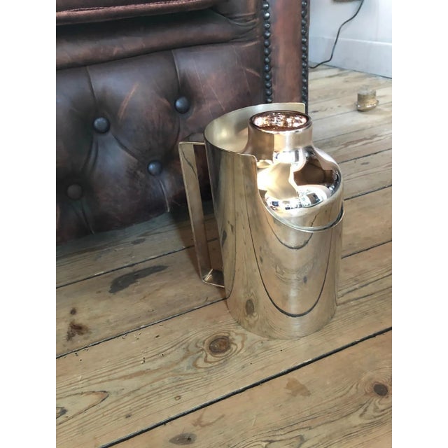 Mid-Century Silver Thermos For Sale - Image 4 of 7