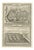 Pieter Mortier, Plan of Jerusalem and Bird's Eye View of Solomon's Temple, 1700, Engraving For Sale