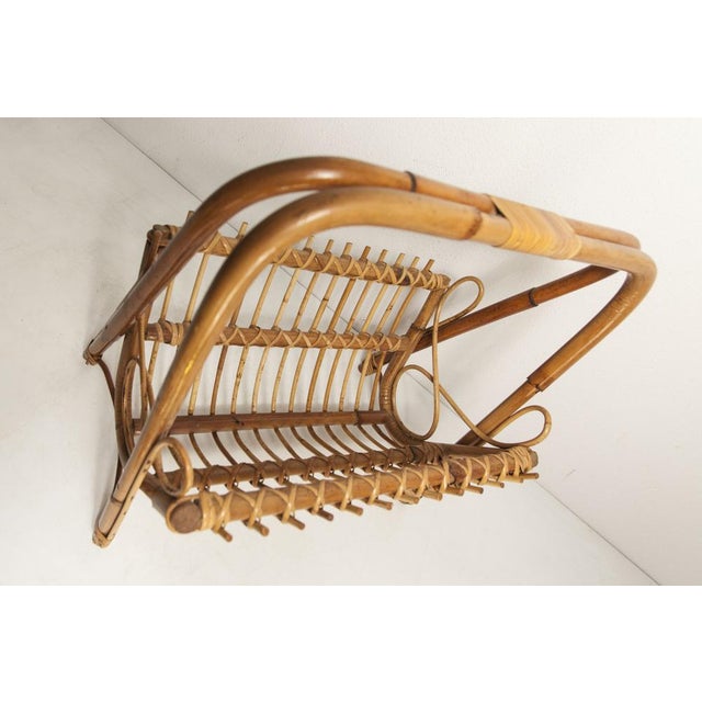 1960s Bamboo Magazine Rack, 1960s For Sale - Image 5 of 18