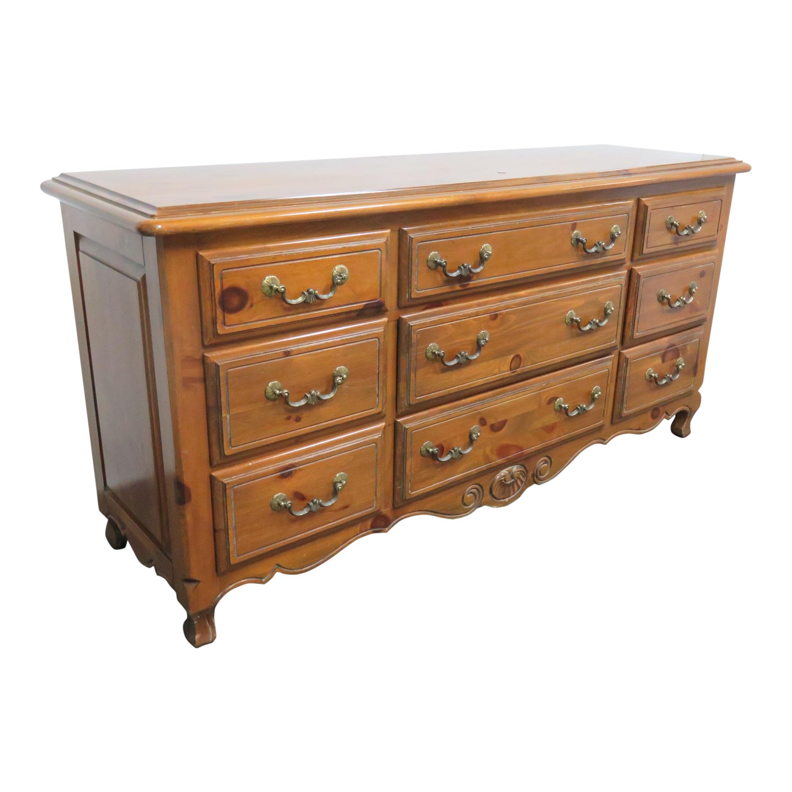 Ethan Allen Pine Country French Dresser Chairish