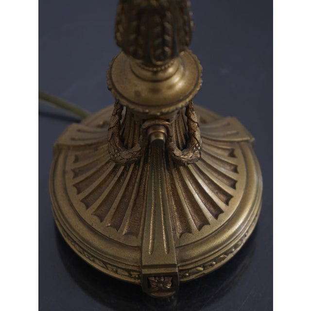 19th Century French Gilt Bronze Converted Table Lamps - a Pair For Sale - Image 14 of 15