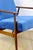 Lis Lounge Chair with Blue Sky Upholstery by Henryk Lis, 1970s For Sale - Image 9 of 11