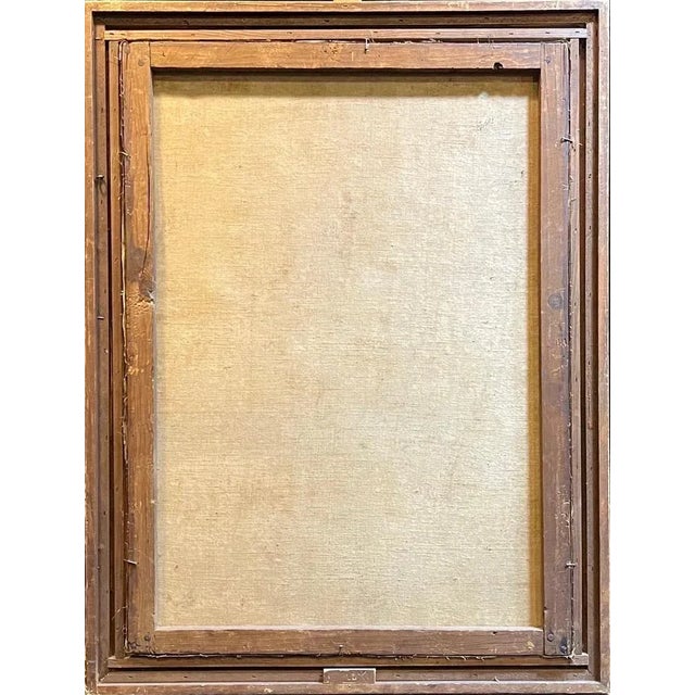 Flowers in a Vase and Peach, Oil on Canvas For Sale - Image 13 of 14