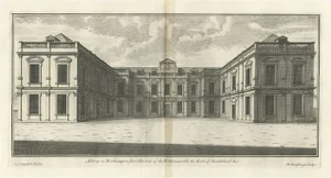 Campbell, Illustration of Althorp, Previous Home of Lady Diana Spencer in England, 1725, Print