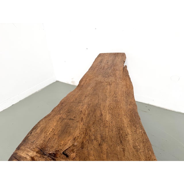 Organic Coffee Table in Poplar, 1990s For Sale - Image 15 of 18