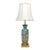 Vintage Neoclassical Hand Painted Porcelain & Brass Lamp C1940 For Sale - Image 6 of 11