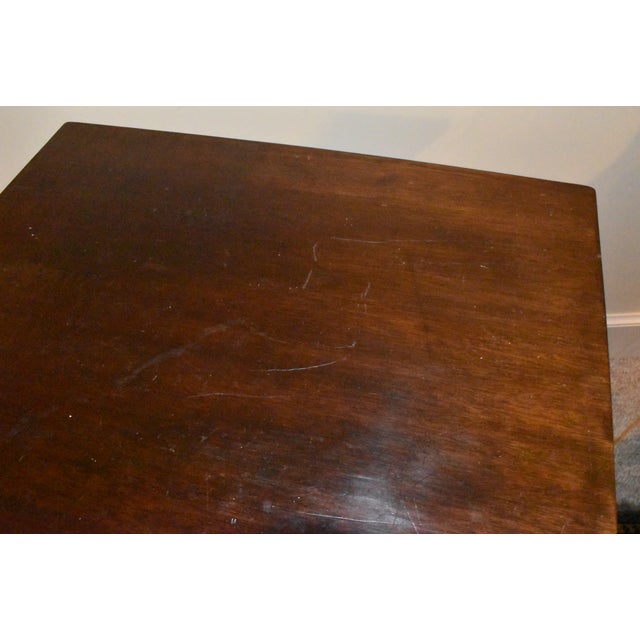 19th Century American Late Sheraton Two Drawer Night Stand For Sale - Image 9 of 9