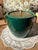 1970s 1970s Malachite Inspired Goat Skin Champagne Bucket With Brass Art Deco Top For Sale - Image 5 of 6
