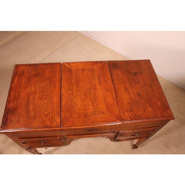 Small Antique Oak Chest of Drawers For Sale - Image 3 of 10