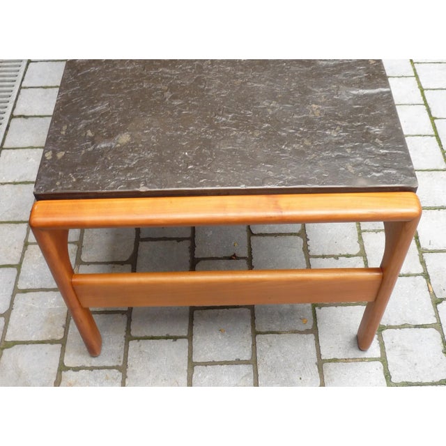 Slate Slab Living Room Table, 1960s For Sale - Image 3 of 8
