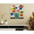 Large-Scale Geometric Abstract Floral Still Life Make a bold, vibrant statement with this striking original modern floral...