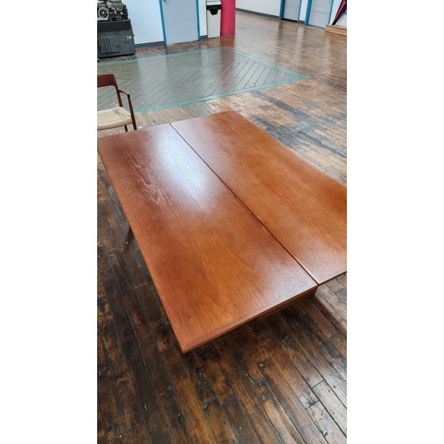 Flip Top Teak Dining Table by Skovmand and Andersen For Sale In Philadelphia - Image 6 of 12