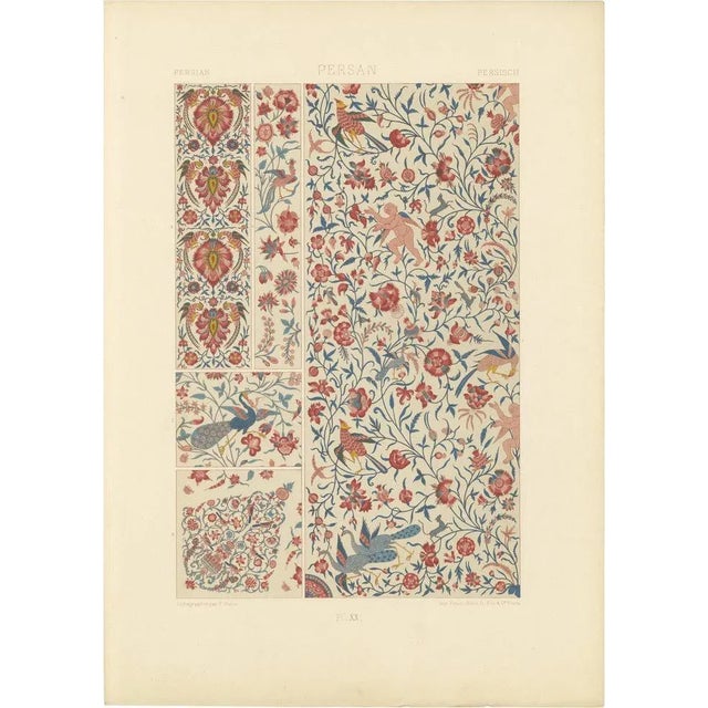 Durin after Albert Racinet, XX of L’Ornement Polychrome, 1869, Paper For Sale - Image 10 of 10