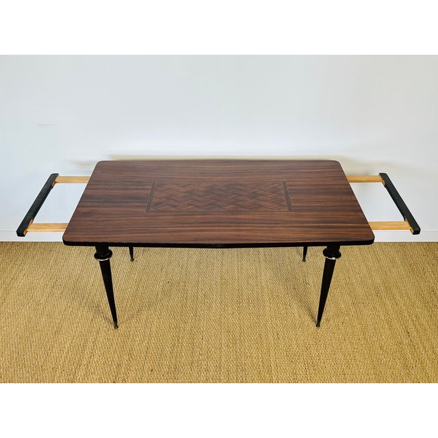 Art Deco Macassar Dining Table, 1940s For Sale - Image 11 of 12