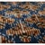 Blue Ikat Silk Velvet Pillow 20x20 | Handmade Designer Accent Cushion For Sale - Image 4 of 7