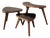 Vintage Sculptural Side Tables by Jean Royère, 1950s, Set of 3 For Sale
