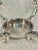 Mid 20th Century Reed and Barton #331 Silver Plate 4 Arm Candle Holder Centerpiece With Cut Crystal Bowl For Sale In New Orleans - Image 6 of 12