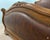 Kreiss Attributed Kreiss Collection King Sleigh Bed Frame – Solid Wood, Leather, Nailhead Trim For Sale - Image 4 of 8