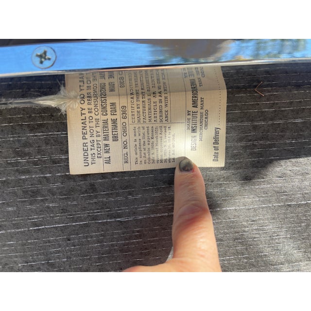 Late 20th Century Design Institute of America Chrome Side Chairs in the Style of Milo Baughman - a Pair For Sale - Image 10 of 13