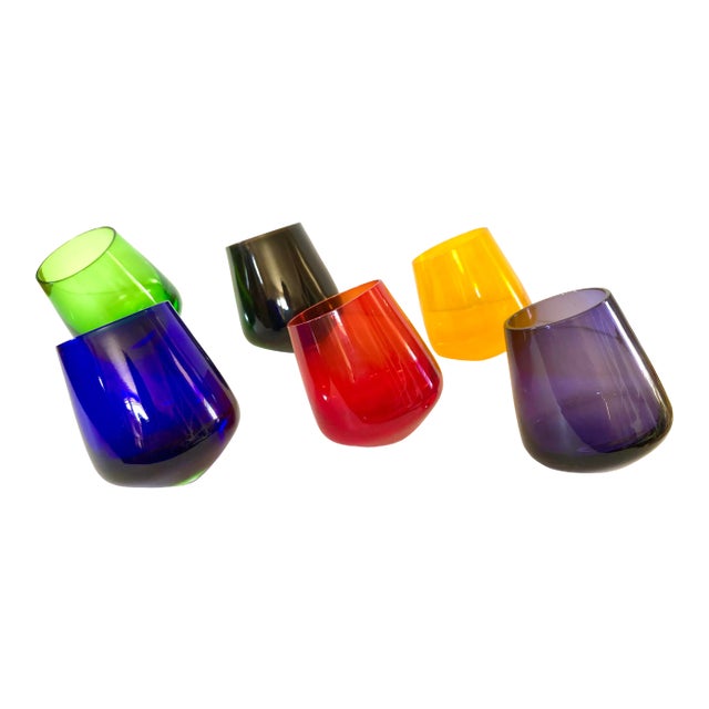 Rolly Cocktail Glasses, Set of 6 For Sale