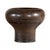Large Artisan Ceramic Vase with Wide Mouth and Speckled Brown Glaze For Sale - Image 14 of 18