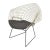 White Diamond Chair attributed to Harry Bertoia for Knoll, in Good conditions. Designed 1960 to 1969 This piece is...