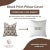 Not Yet Made - Made To Order Premium Thick Linen Cushion Cover Floral Design 14x20 Inch- Kirti For Sale - Image 5 of 5