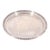 Vintage Sterling Silver Bamboo Pattern Round Tray - Marked For Sale