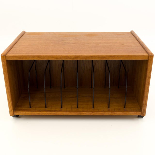 Mid Century Modern Teak Record Cabinet Chairish