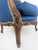 1920s Carved Walnut French Bergeres Armchairs Upholstered in Silk, a Pair For Sale - Image 11 of 15