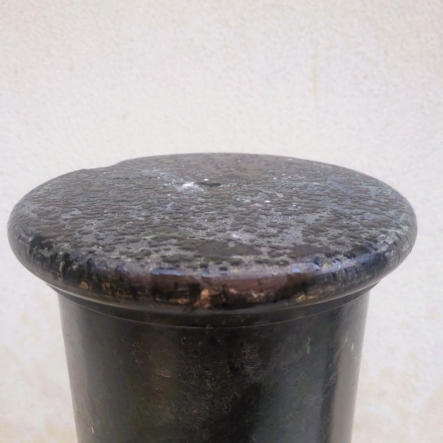 Green Marble Columns, 1800s, Set of 2 For Sale - Image 3 of 18