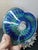 Glass Signed Adam Jablonski Poland Swirl Heart Shaped Art Glass Bowl For Sale - Image 7 of 7