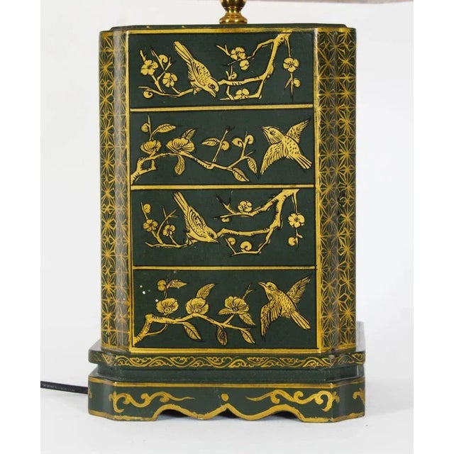 Late 20th Century Hand Painted Toleware Table Lamp For Sale - Image 18 of 18