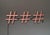Early 21st Century Hashtags Wall Lights by Joachim Ramin, Set of 3 For Sale - Image 5 of 5