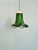 Mid-Century Modern Green Marbled Opaline Glass Pendant Light from Peill & Putzler, 1970s For Sale - Image 3 of 18
