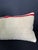 Turkish Hemp Pillow Cushion Natural Beige Red Cushion Cover 12x46 For Sale - Image 4 of 4