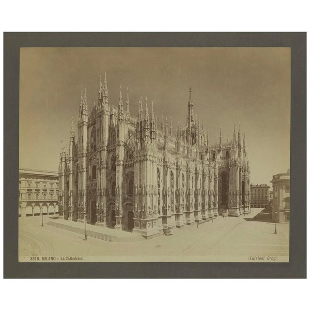 Edizioni Brogi, Milan Cathedral, 1870, Photograph For Sale